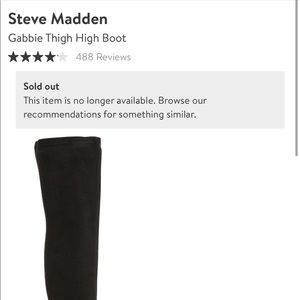 Steve Madden Gabbie boots - knee high